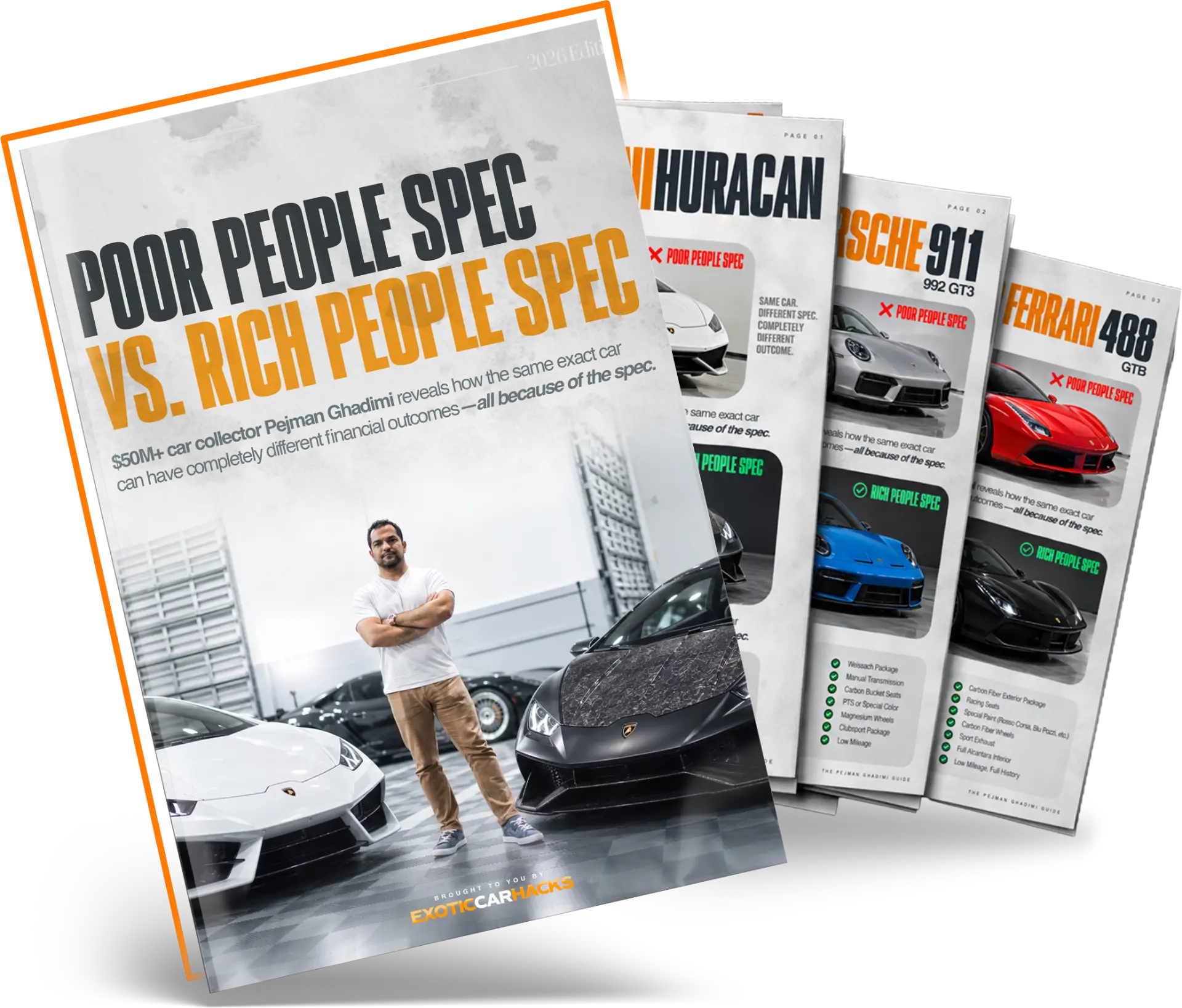 Poor People Spec vs. Rich People Spec cheat sheet cover